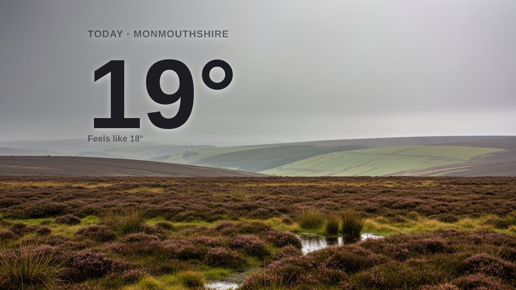 Rainy Monday for Monmouthshire - here's your forecast