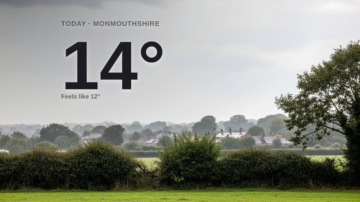 Tuesday brings a cloudy day across Monmouthshire and the surrounding ...