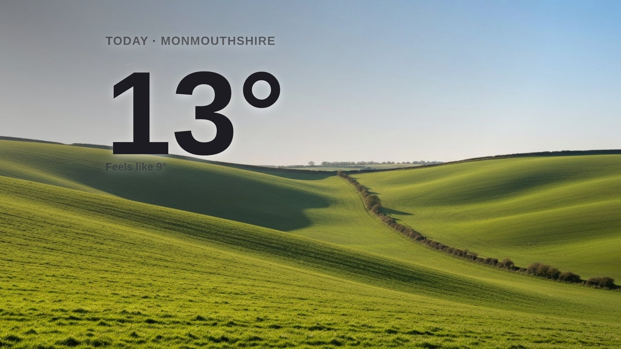 Sunshine and showers for Monmouthshire today - here's your Sunday forecast