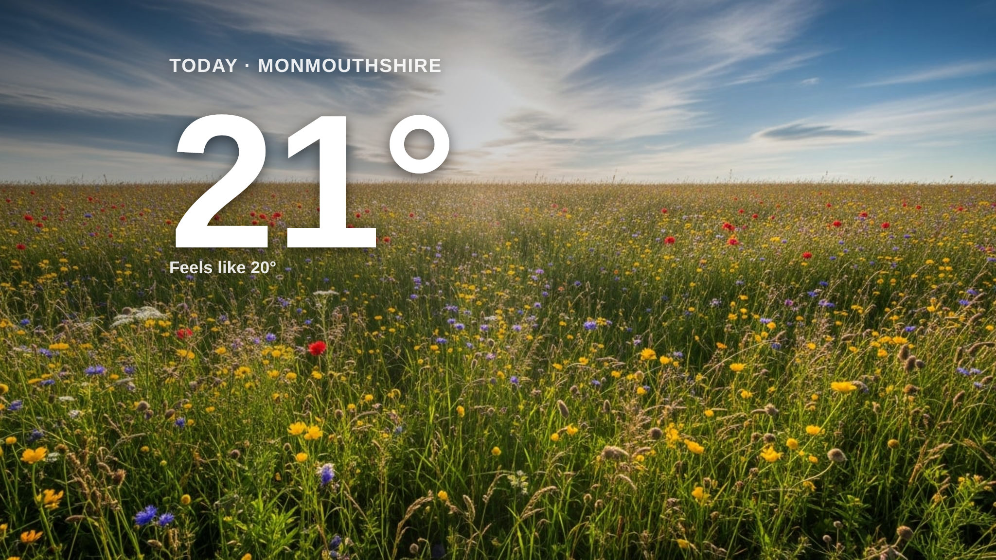 A pleasant Friday for Monmouthshire - here's your forecast