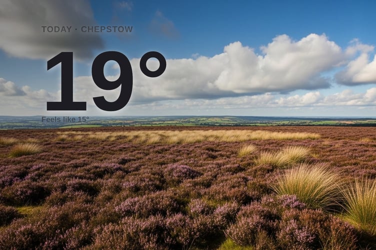 Chepstow weather: partly cloudy Wednesday with little chance of rain and a high of 19°C