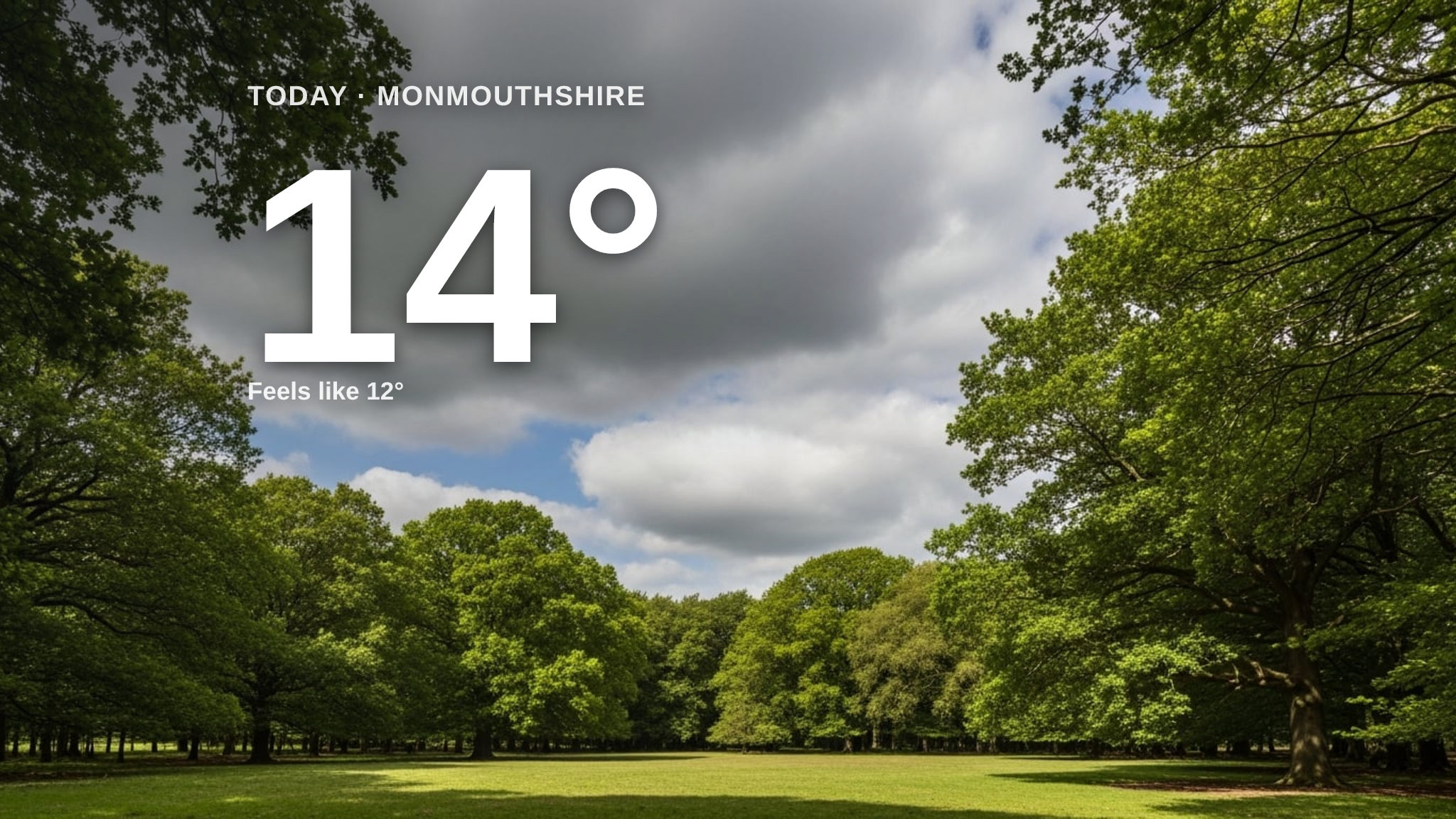 Rain on the way for Monmouthshire today - here's your Thursday forecast